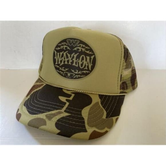Retro 80s 70s Outlaw Country Music Merch Vintage Waylon Jennings Hat Hunting Tru - Picture 2 of 2